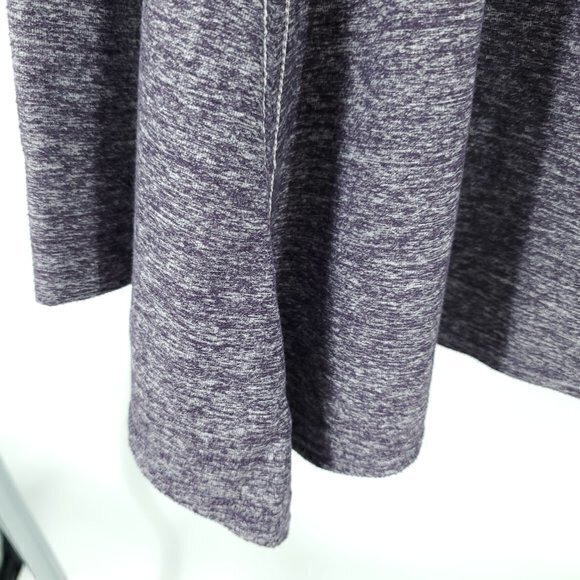 Lululemon Rehearsal Long Sleeve Tunic Top 6/M Heathered Black Swan (Purp… - Picture 14 of 16